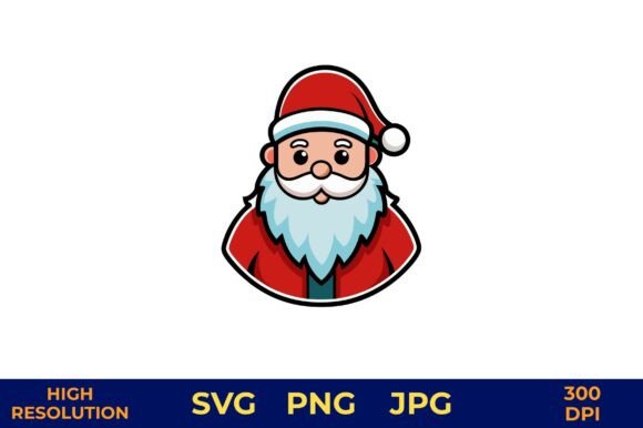 Cheerful Santa Claus Vector: A Festive Graphics Must-Have