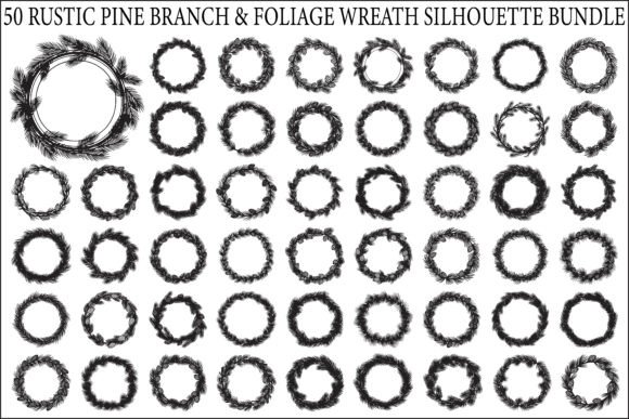 Rustic Pine Wreath Silhouette Bundle Review