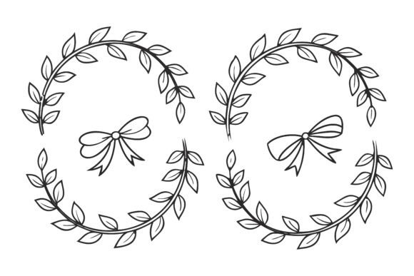Wreath Christmas Line Art Svg Bundle: A Must for Graphics & Illustrations